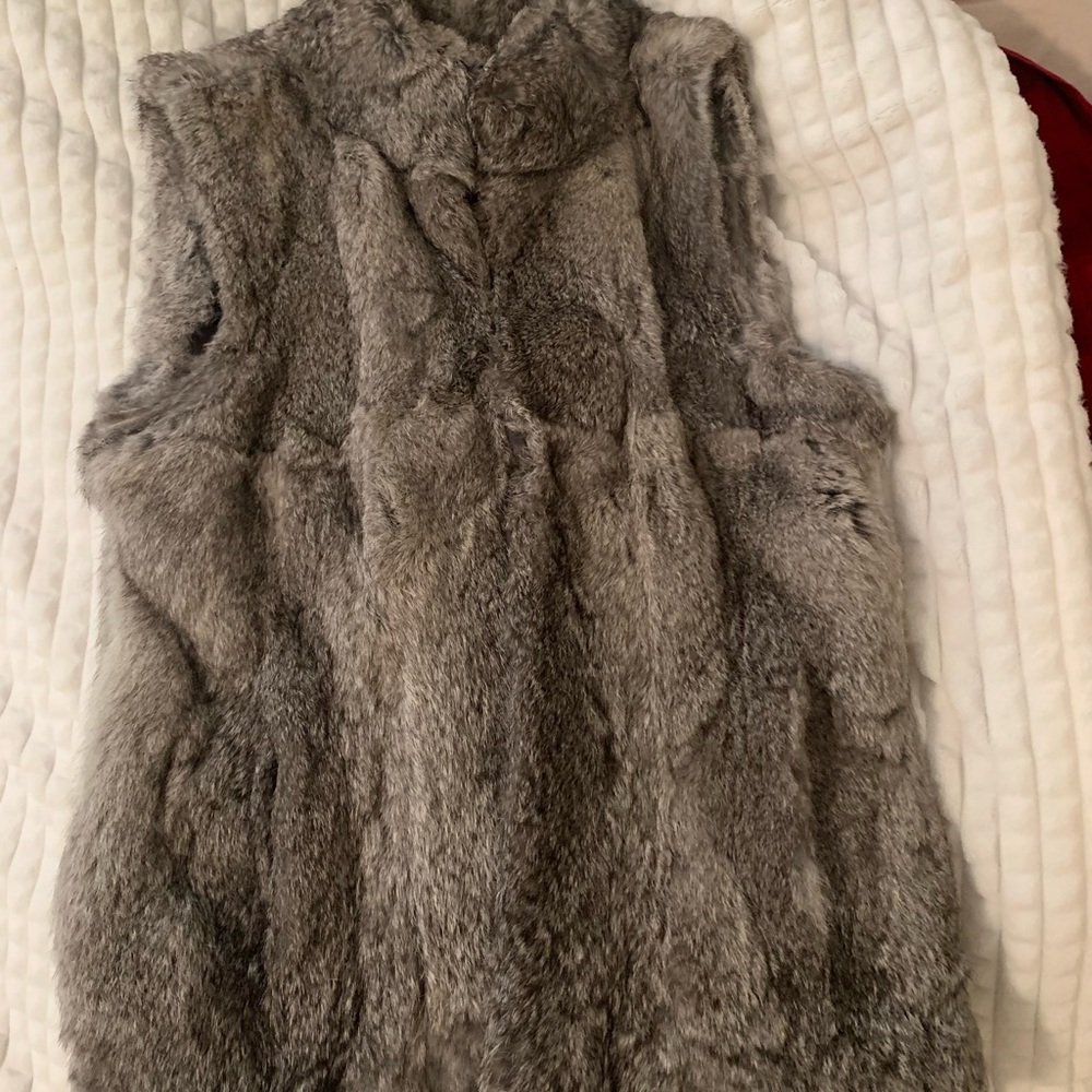 Michael Kors Rabbit Fur Vest Small